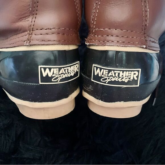 Weather Spirits Leather Waterproof Duck Boots Size 9 - Picture 8 of 16